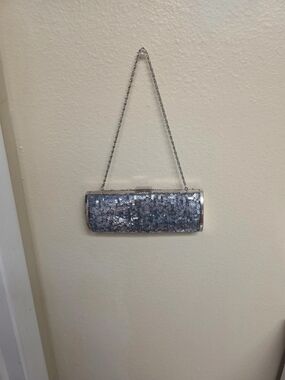 Silver Clutch Bag